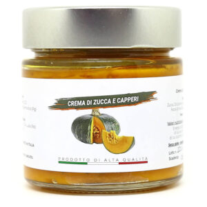 Crema di zucca e capperi